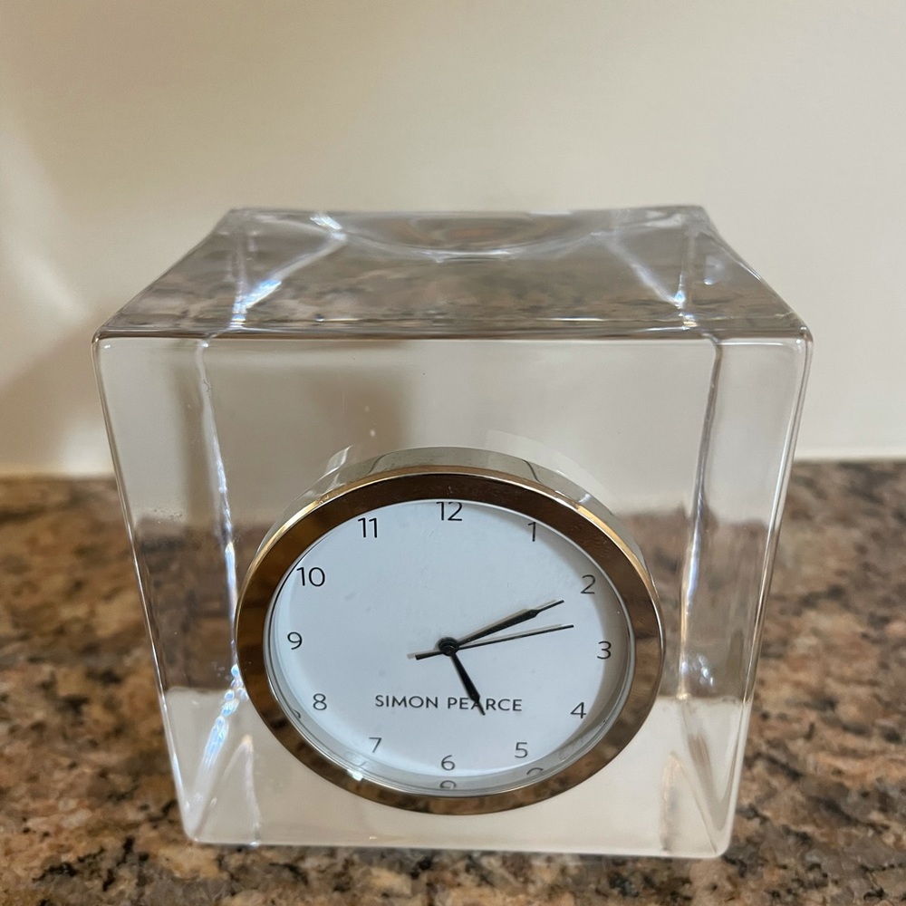Simon Pearce Woodbury clock